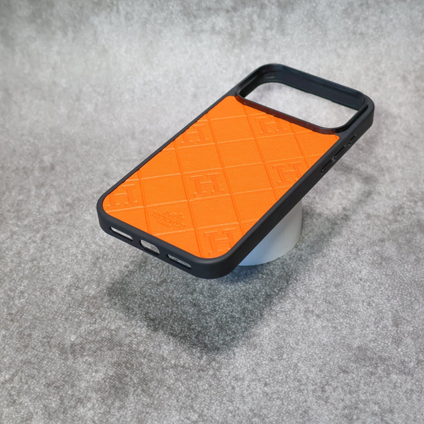 Stamped Leather Hermes iPhone Case