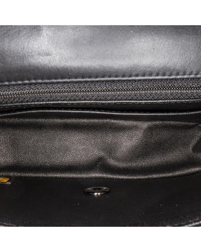 Mini Rectangular Classic Patent Single Flap Crossbody Bag with Chain Strap