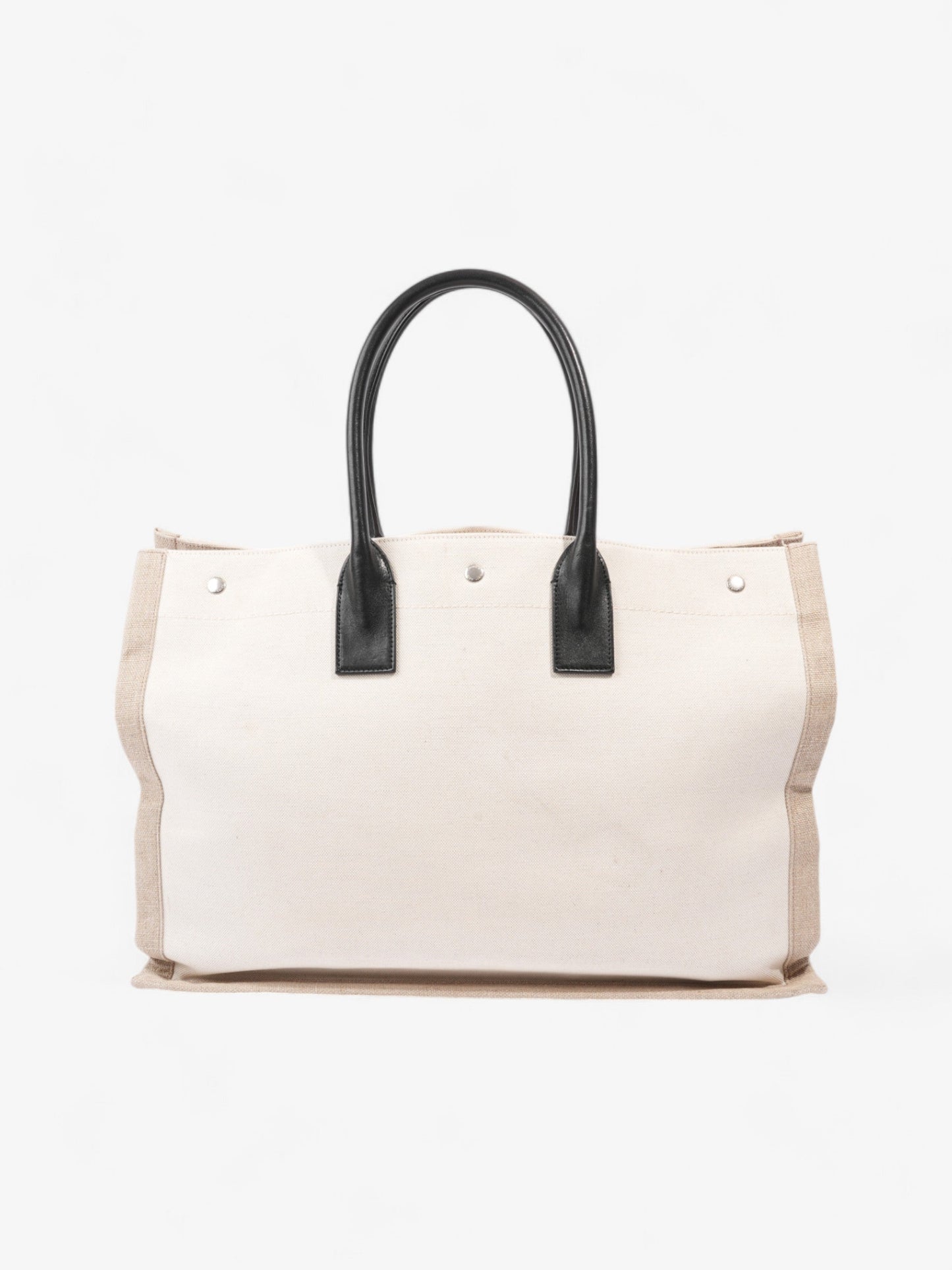 Saint Laurent Canvas Black Tote Bag Style 3