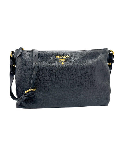 Pebbled Leather Crossbody Bag
