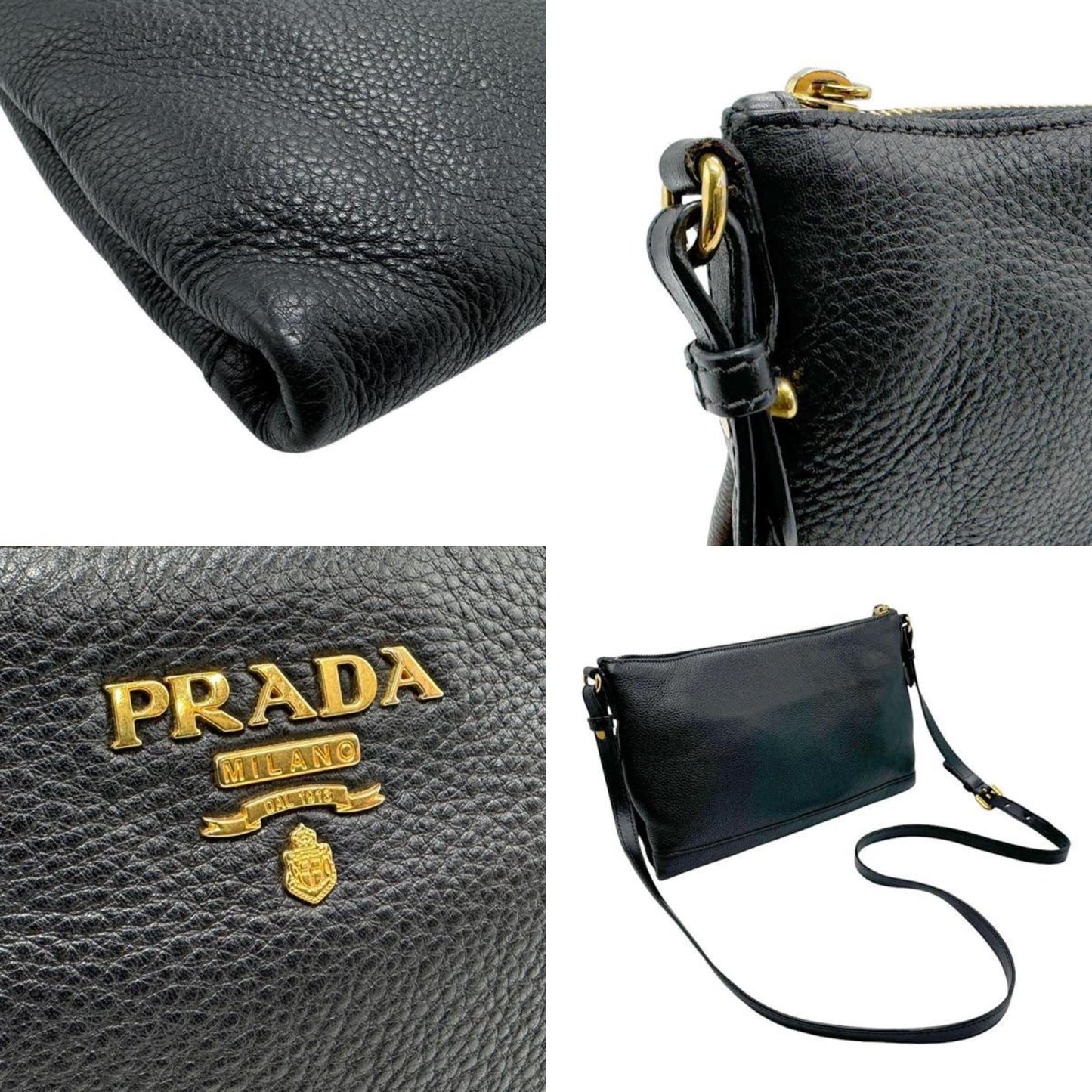 Pebbled Leather Crossbody Bag