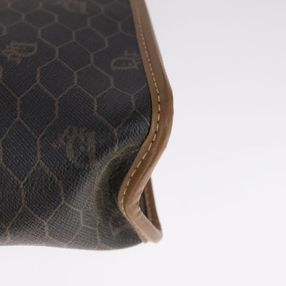 Honeycomb Canvas Crossbody Bag with Minor Wear and Tear