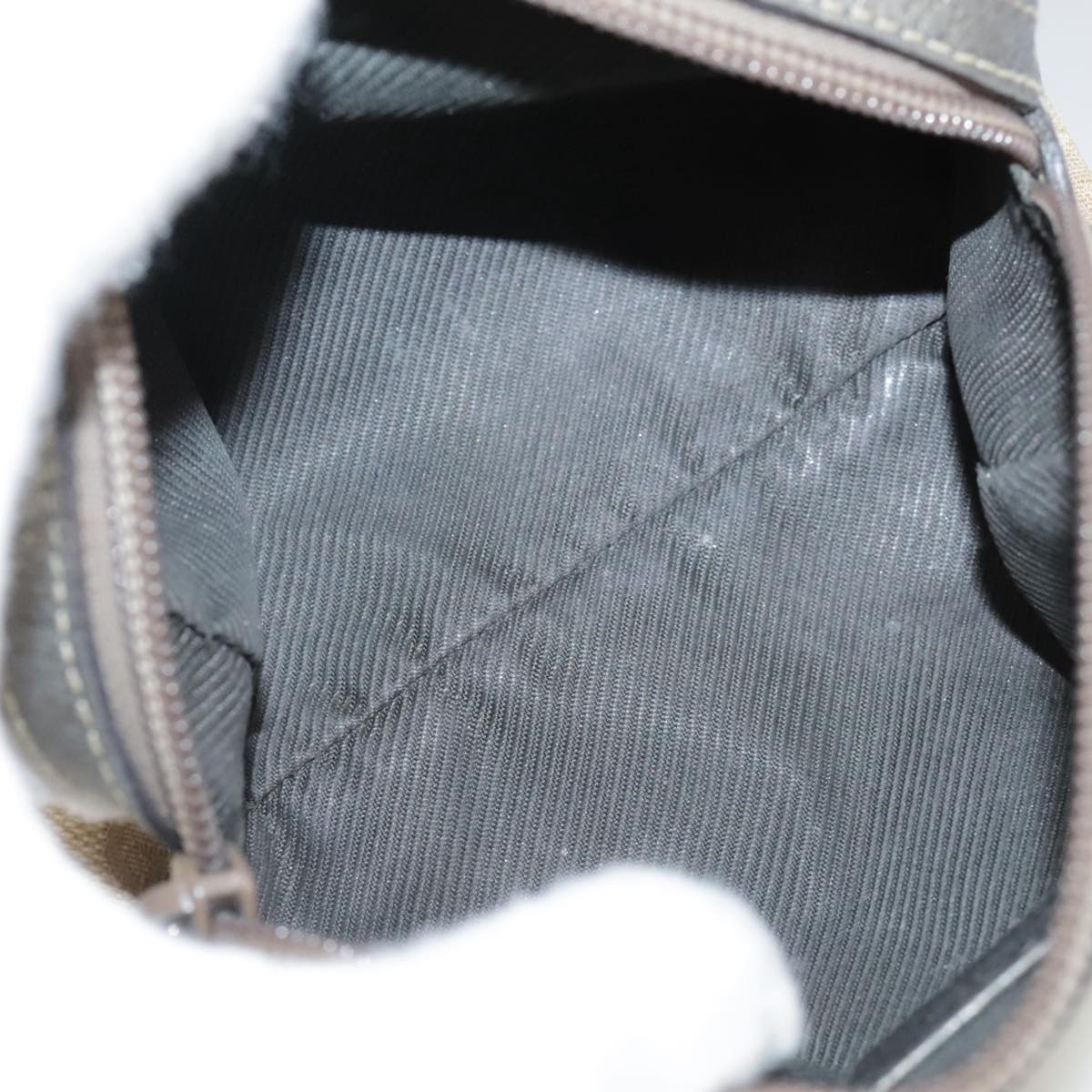 Canvas Crossbody Bag with Distinctive GG Pattern