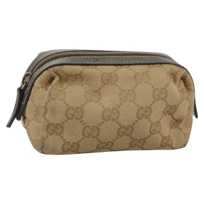 Canvas Crossbody Bag with Distinctive GG Pattern