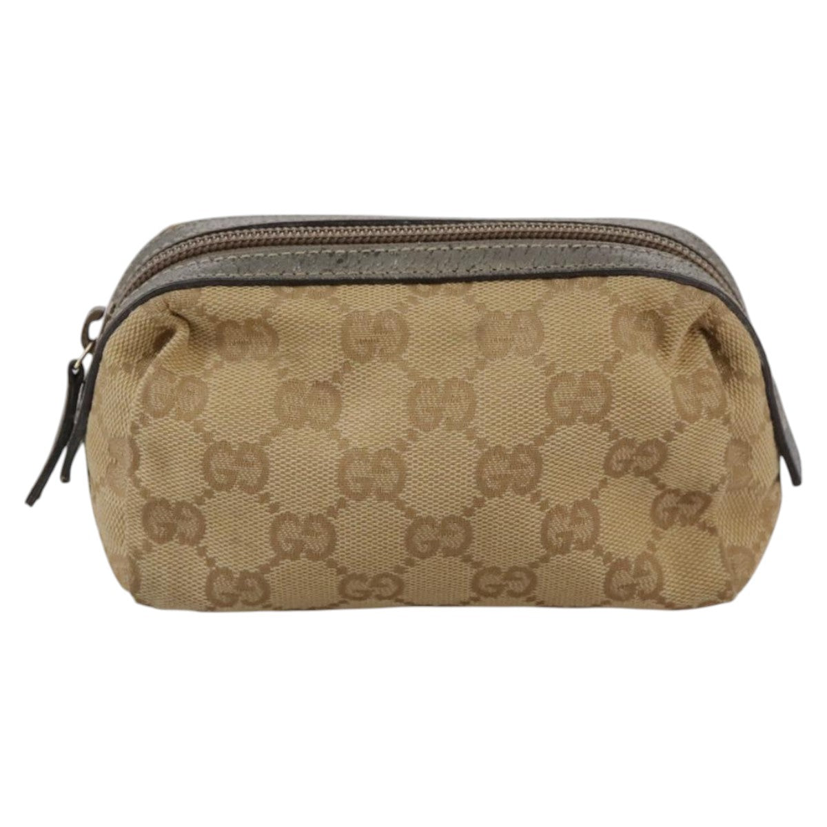 Canvas Crossbody Bag with Distinctive GG Pattern