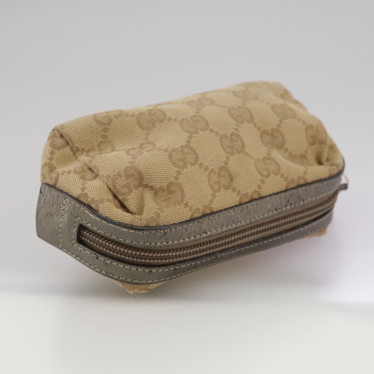 Canvas Crossbody Bag with Distinctive GG Pattern