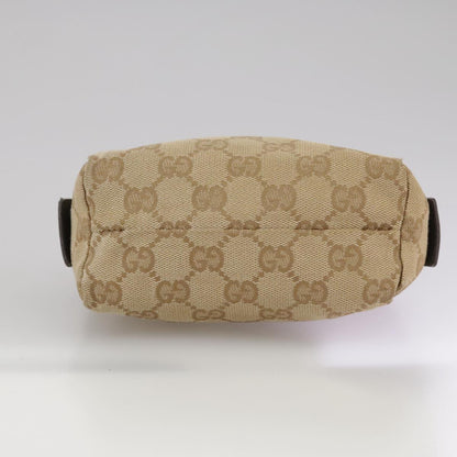 Canvas Crossbody Bag with Distinctive GG Pattern