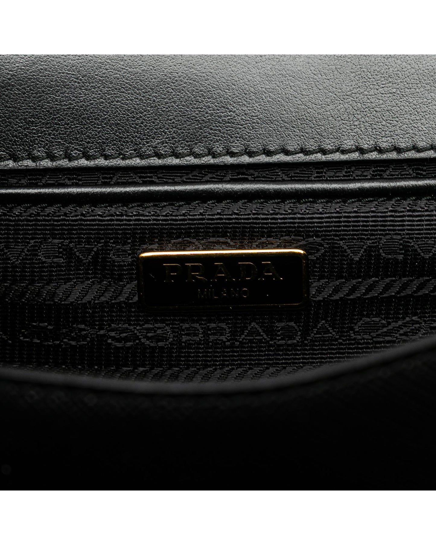 Saffiano Leather Crossbody Bag with Chain Strap and Snap Closure