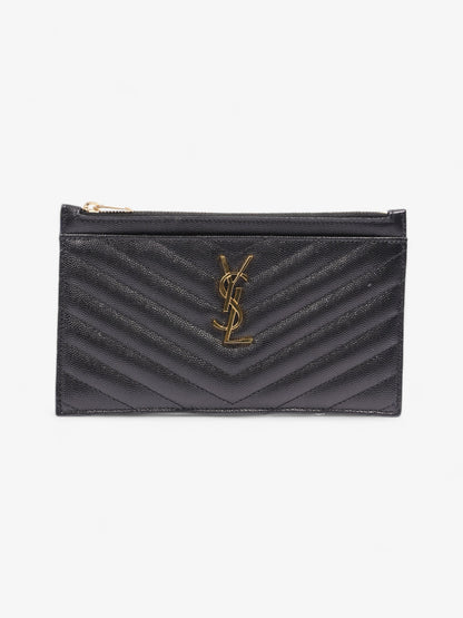 Saint Laurent Cassandre Leather Black Shoulder Bag Style 3