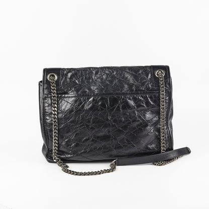 Saint Laurent Niki Large Black Leather