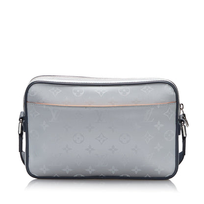 Gray Louis Vuitton Monogram Satellite Alpha Messenger Crossbody Bag