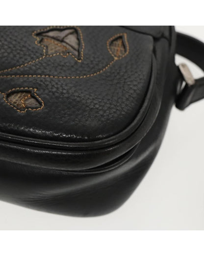 Floral Embroidered Leather Crossbody Bag
