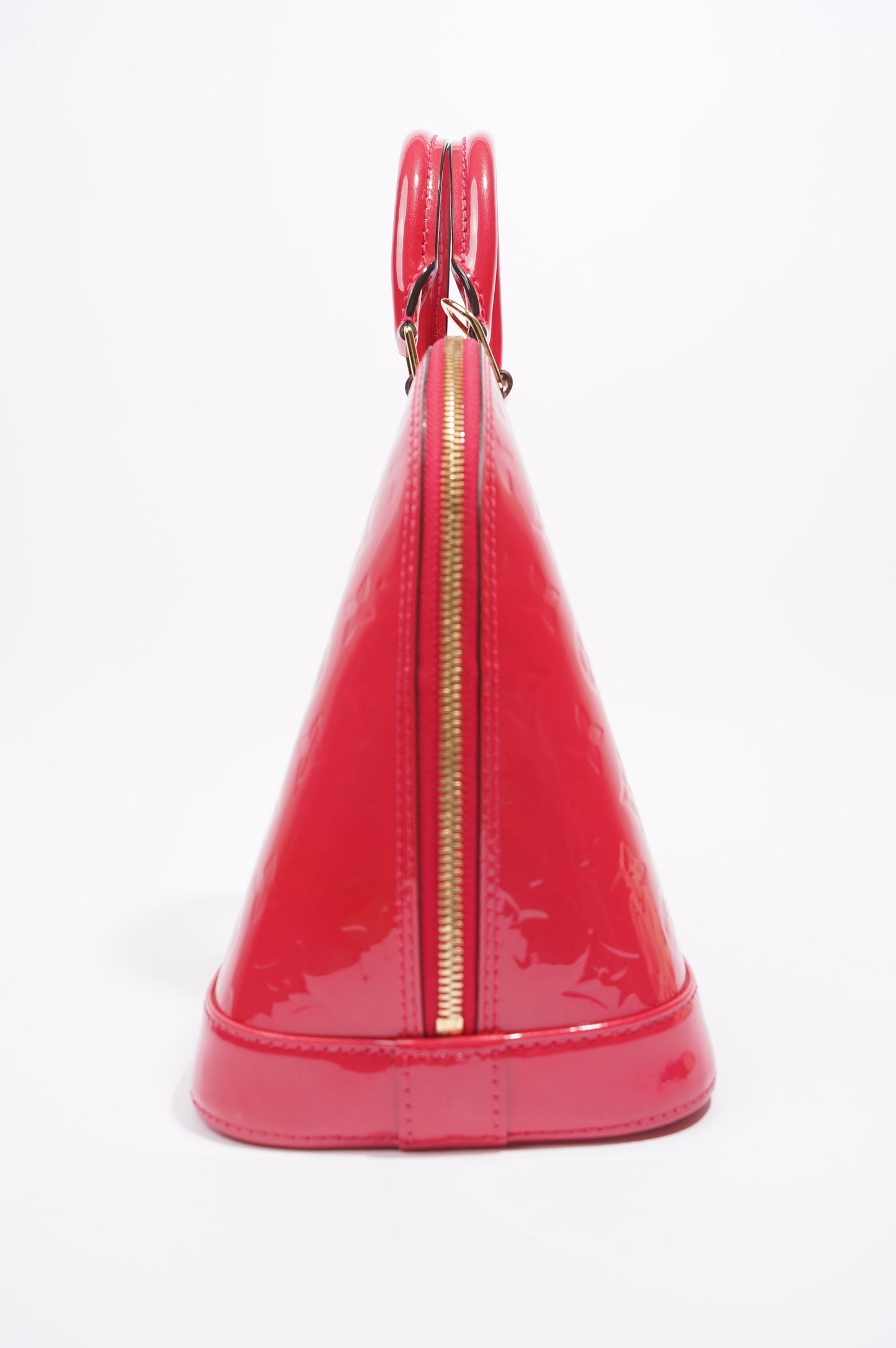 Louis Vuitton Alma Dark Pink Vernis Leather PM