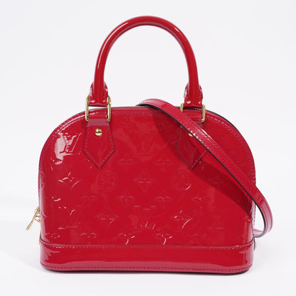 Louis Vuitton Alma Dark Pink Vernis Leather BB