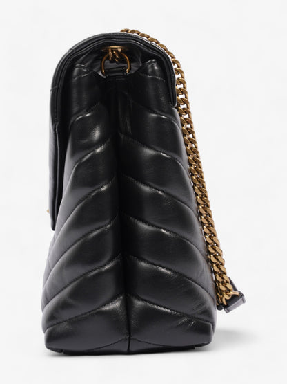 Saint Laurent Lou Leather Black Handbag Leather