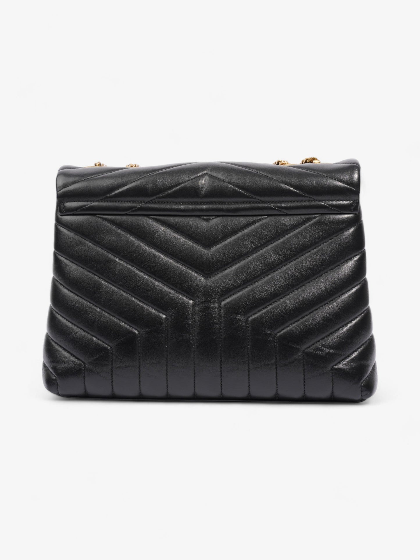 Saint Laurent Lou Leather Black Handbag Leather