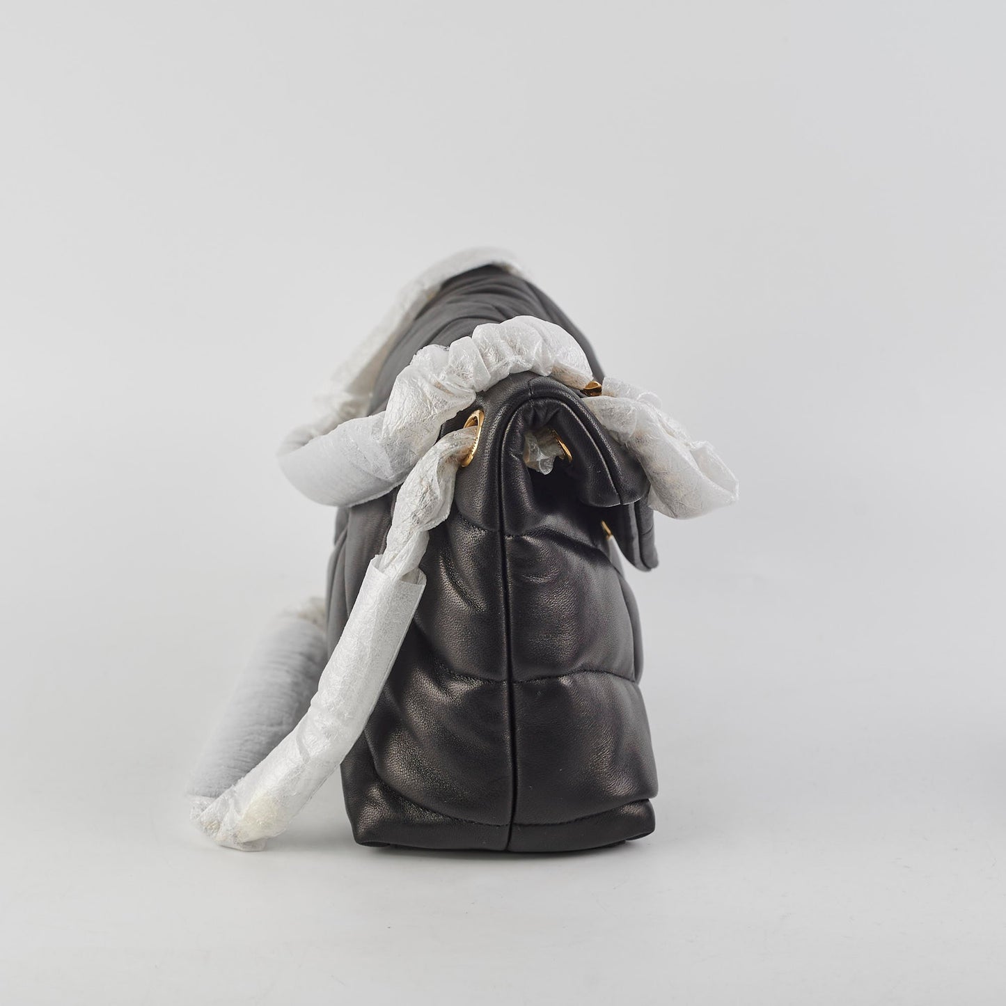 Saint Laurent Puffer Red Shoulder Bag