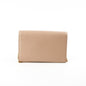 Saint Laurent Uptown Pouch In Grain With Chain Beige
