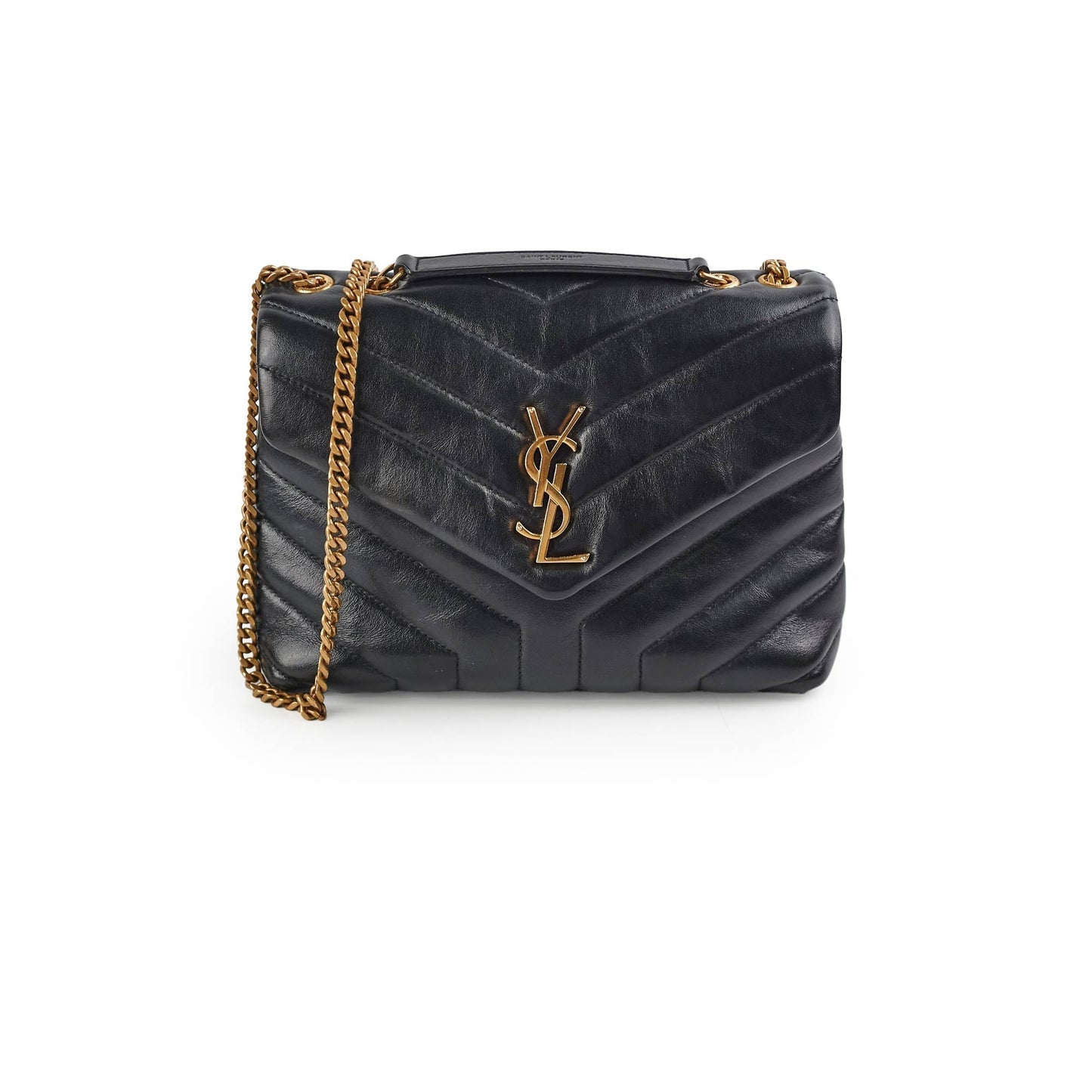 Saint Laurent Lou Black Handbag Style 2