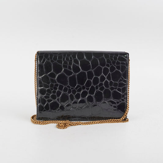 Saint Laurent Cassandra Black Shoulder Bag
