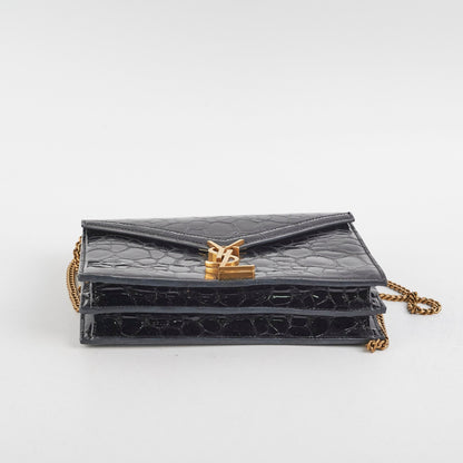 Saint Laurent Cassandra Black Shoulder Bag