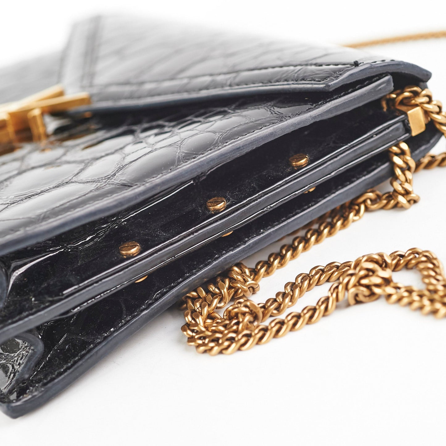 Saint Laurent Cassandra Black Shoulder Bag