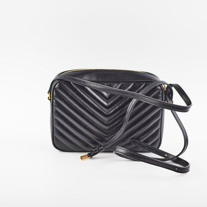 Saint Laurent Lou Black Crossbody Style 3