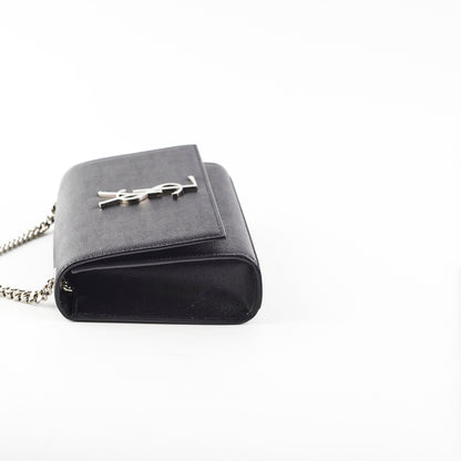 Saint Laurent Kate Black Shoulder Bag Black