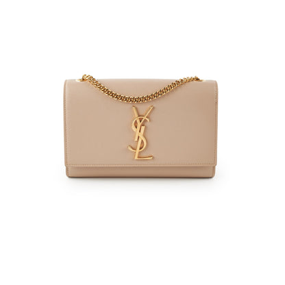 Saint Laurent Kate Beige Shoulder Bag Beige