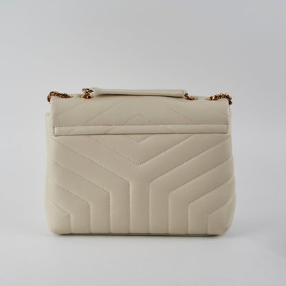Saint Laurent Small Lou Lou Cream