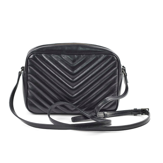 Saint Laurent Lou Black Handbag Style 4