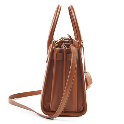 Saint Laurent Sac De Jour Beige Handbag