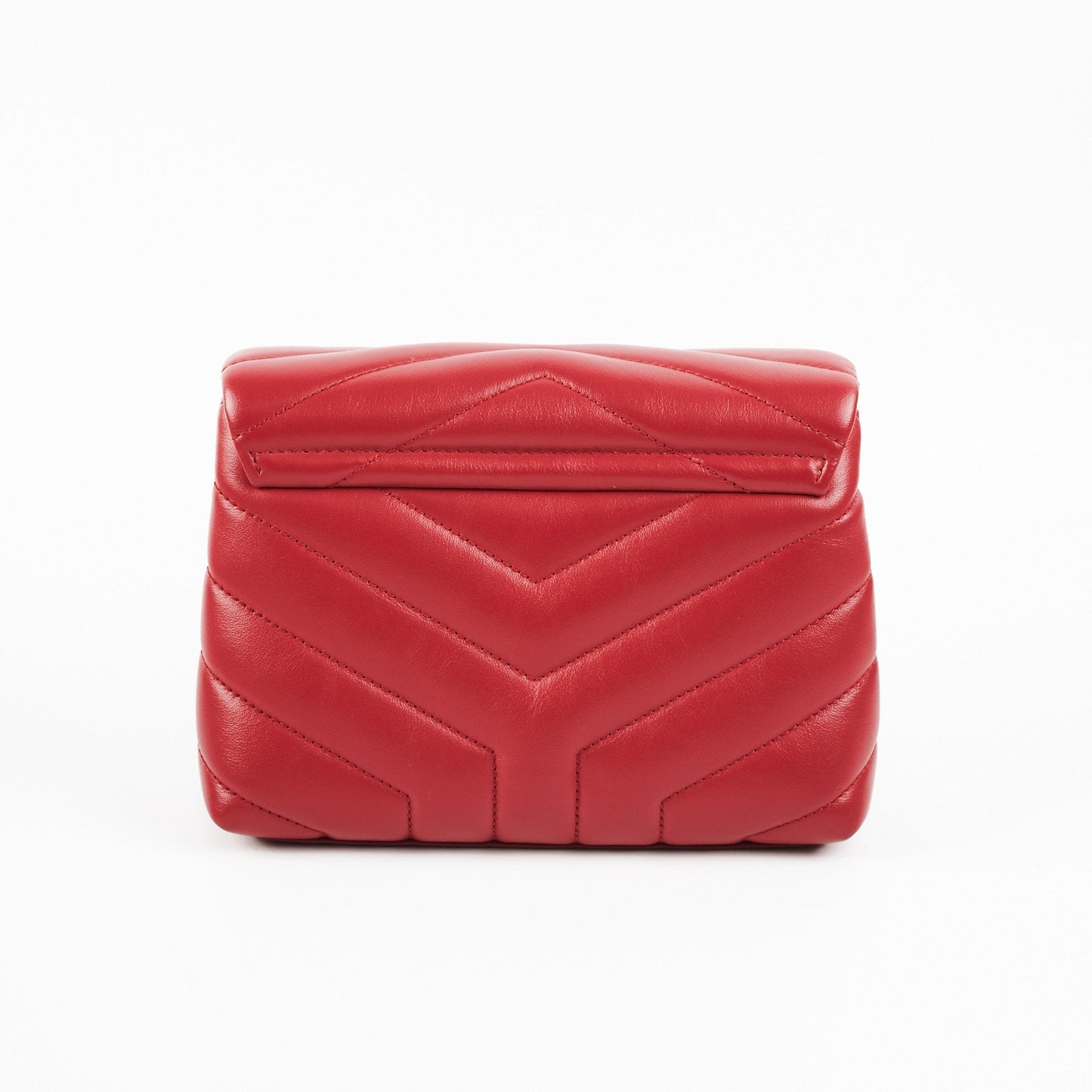 Saint Laurent Toy Leather Red Handbag Red