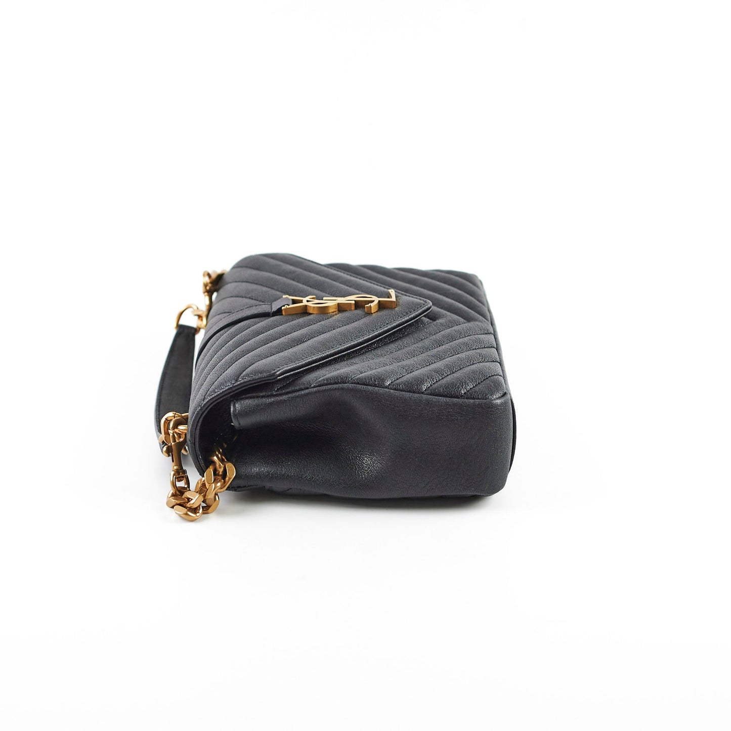 Saint Laurent College Black Shoulder Bag Black