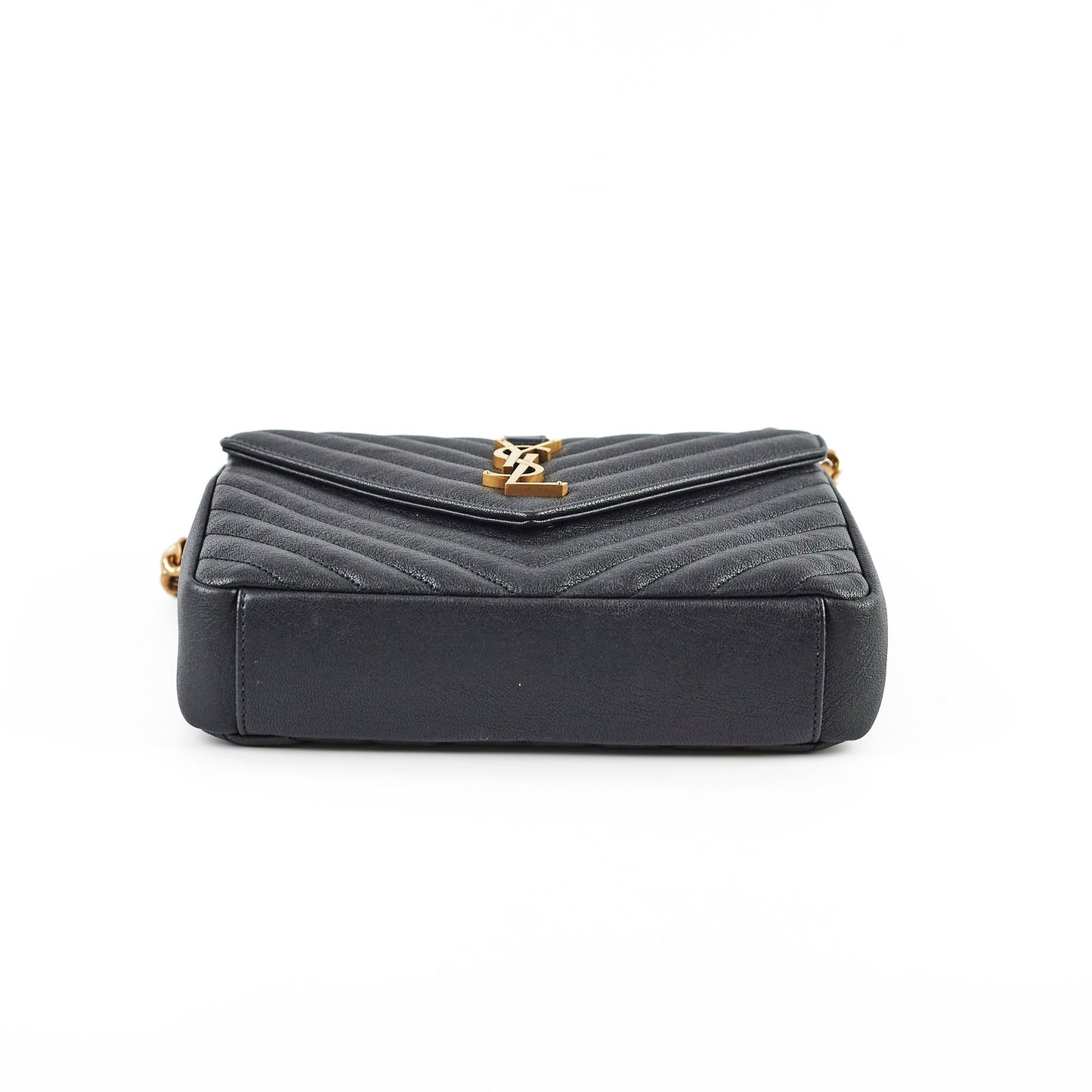 Saint Laurent College Black Shoulder Bag Black