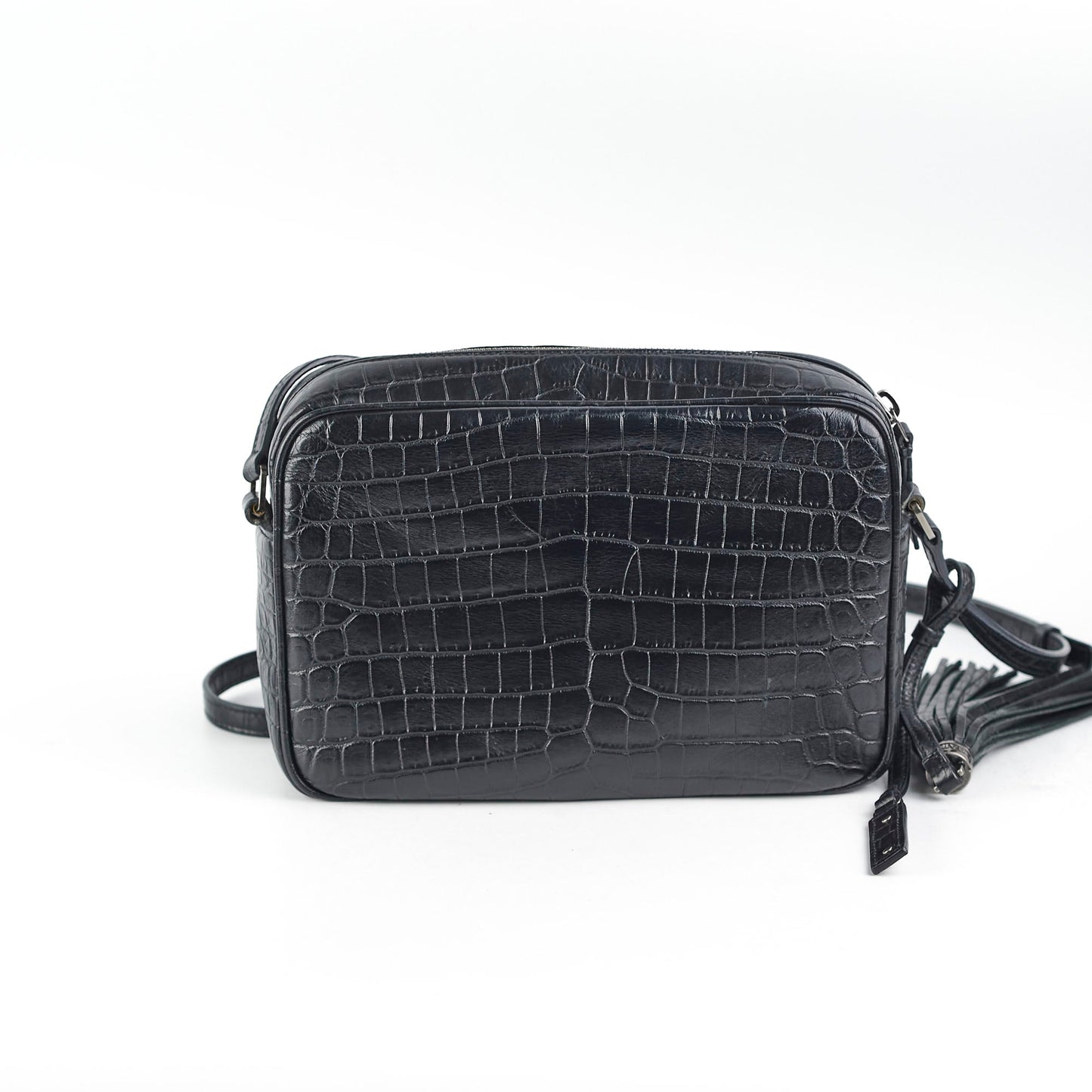 Saint Laurent Lou Black Crossbody Style 2