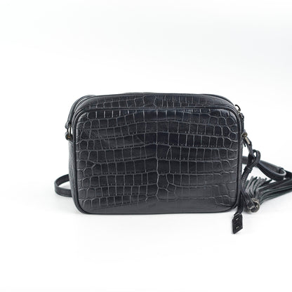 Saint Laurent Lou Black Crossbody Style 2