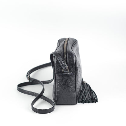 Saint Laurent Lou Black Crossbody Style 2