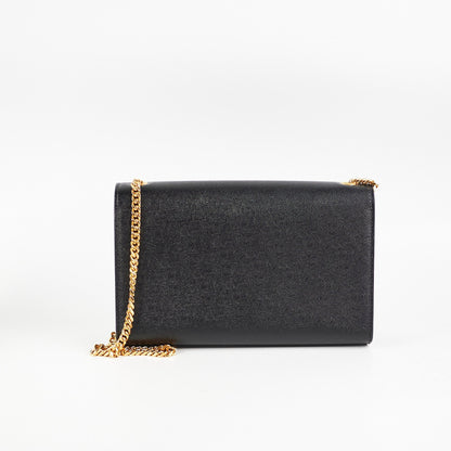 Saint Laurent Kate Medium Black Crossbody Bag