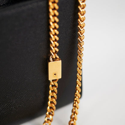 Saint Laurent Kate Medium Black Crossbody Bag