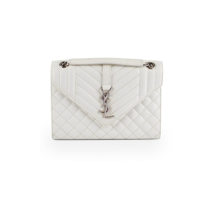 Saint Laurent Medium Envelope White