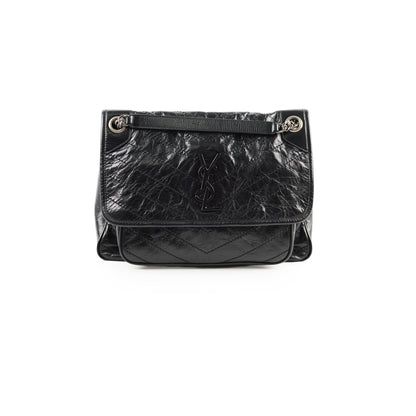Saint Laurent Niki Black Shoulder Bag Black