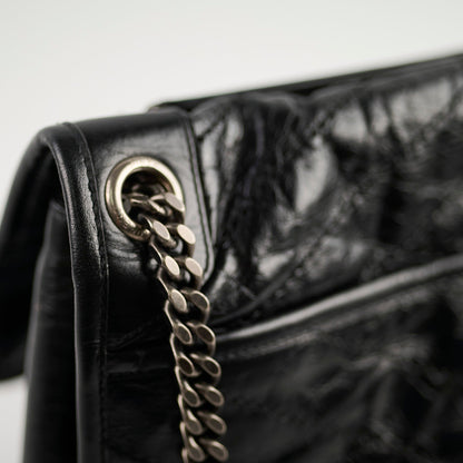 Saint Laurent Niki Black Shoulder Bag Black