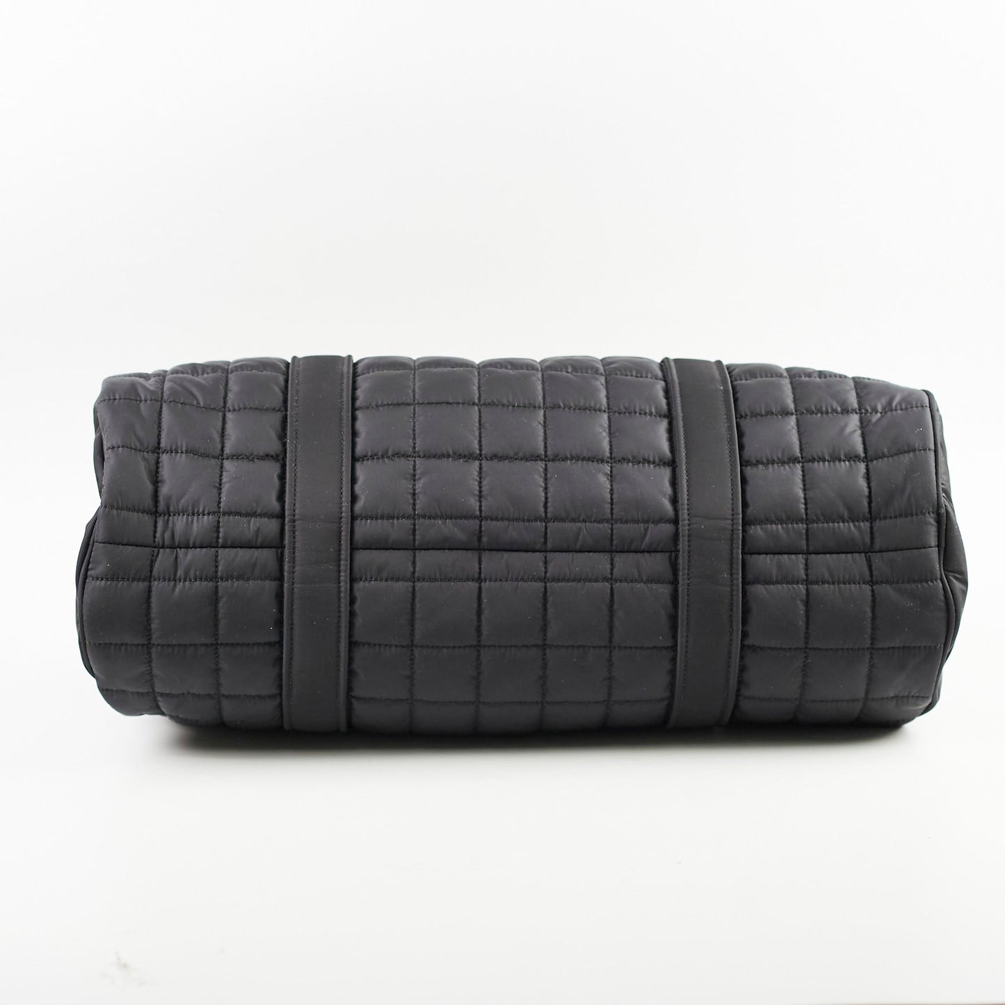 Saint Laurent Gloria Quilted Nylon Tote Black