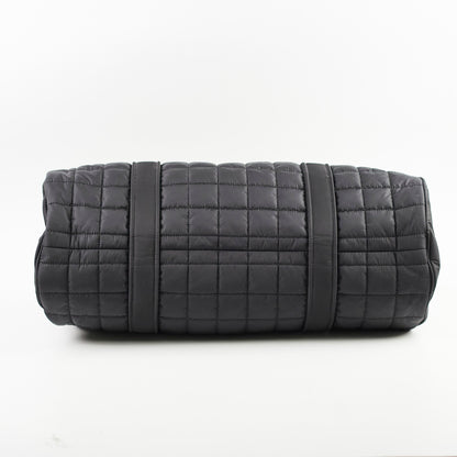 Saint Laurent Gloria Quilted Nylon Tote Black