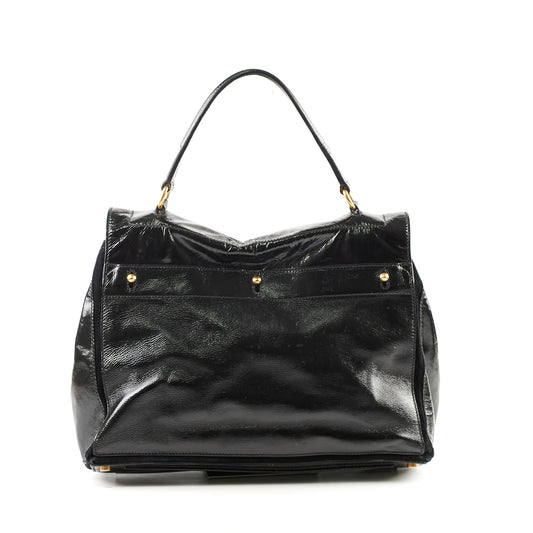 Saint Laurent Suede Black Handbag