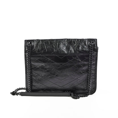 Saint Laurent Niki Medium Black Leather