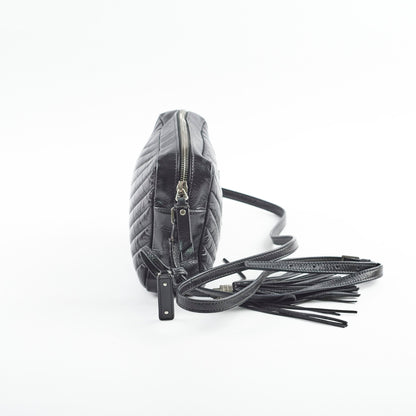 Saint Laurent Lou Black Crossbody Style 7