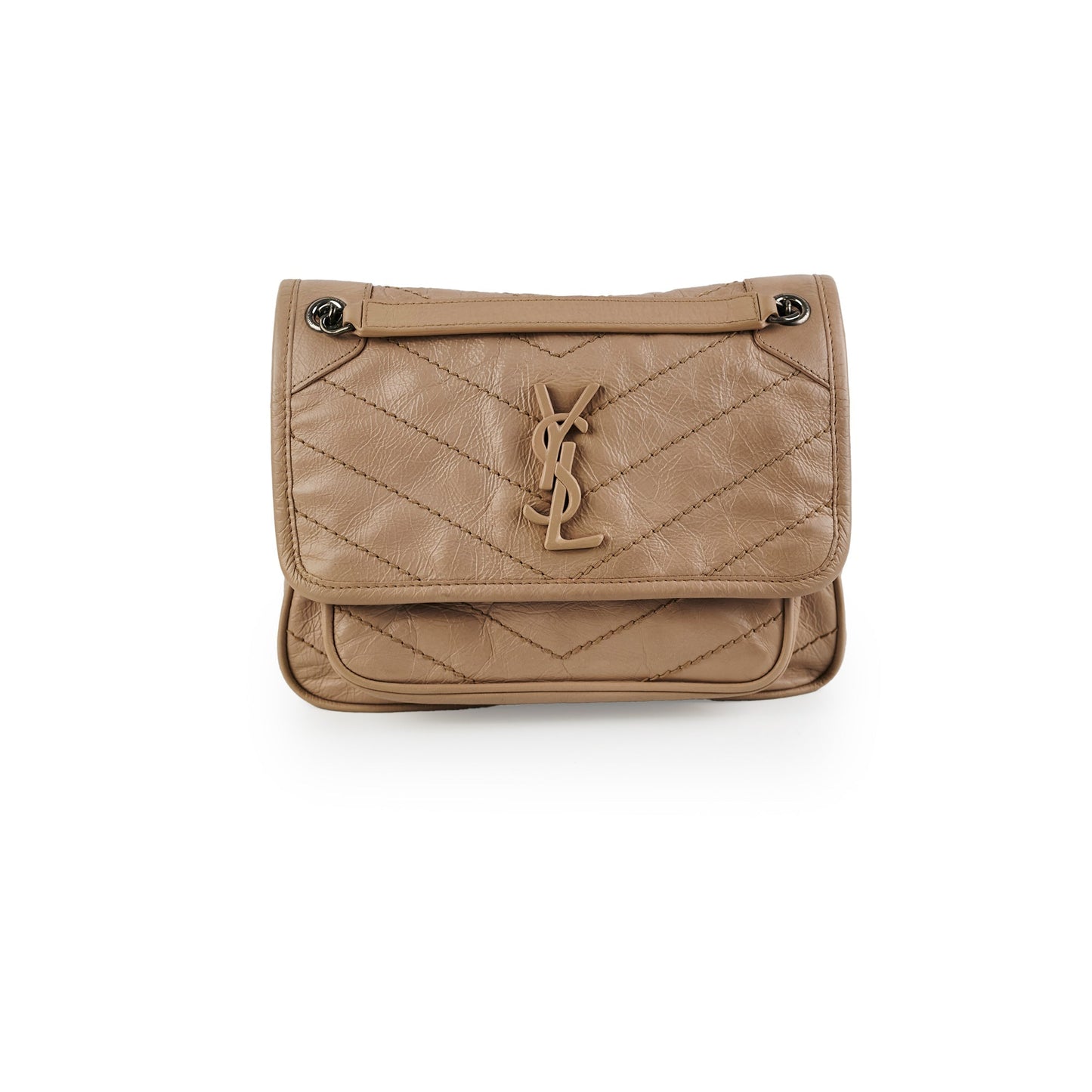 Saint Laurent Niki Brown Shoulder Bag