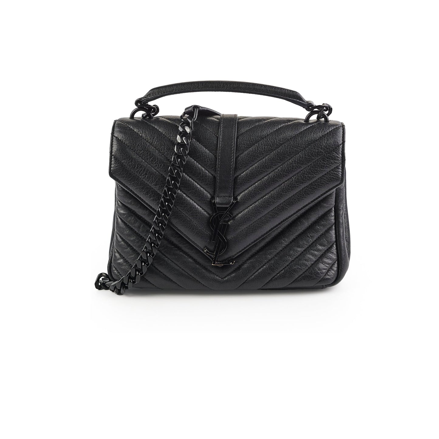 Saint Laurent So Black Medium College Bag